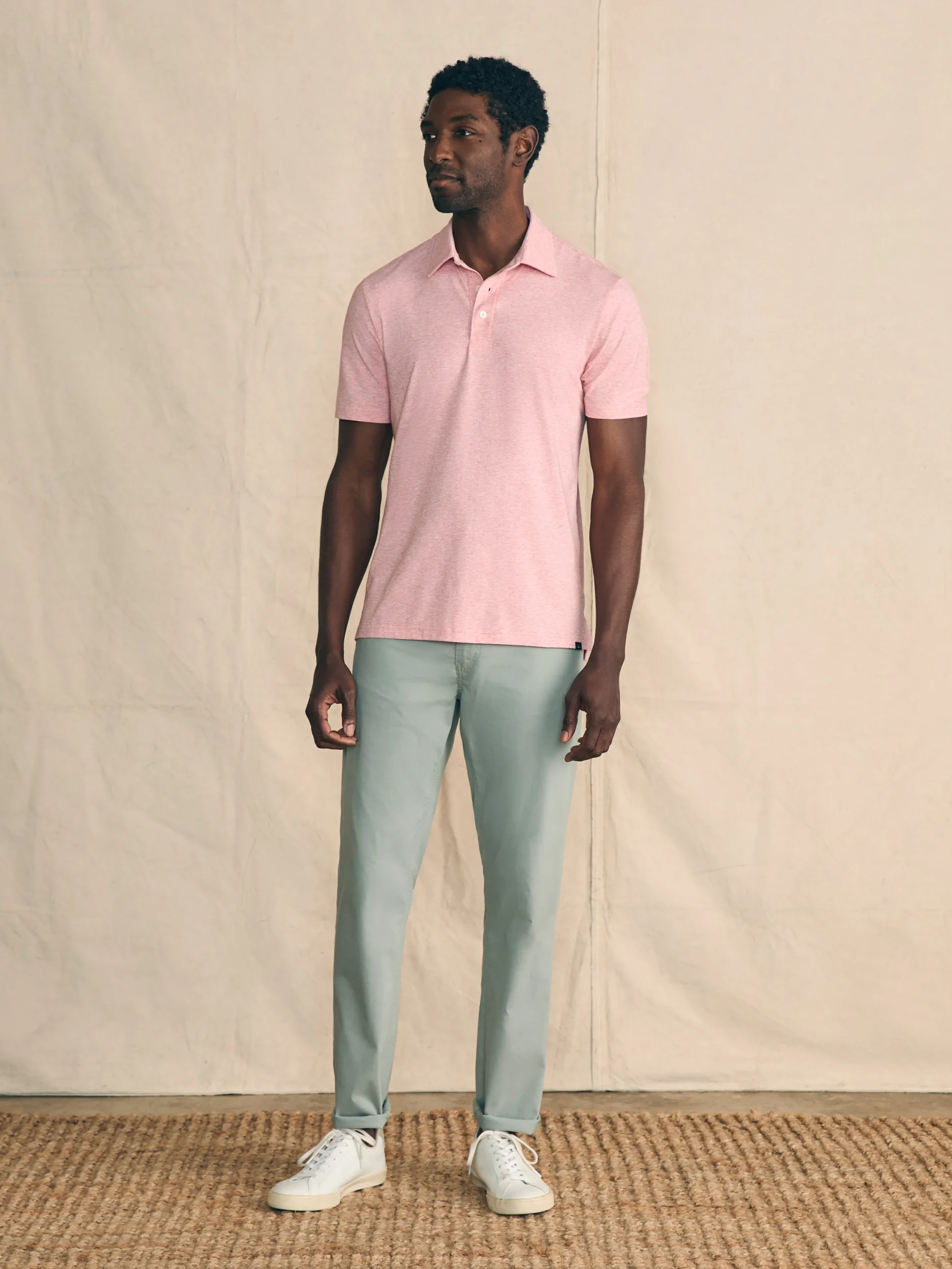 Faherty Brand Polo Shirts*Movement™ Short-Sleeve Polo Shirt -
