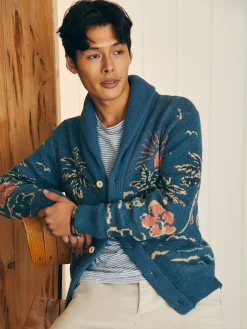 Faherty Brand Sweaters*Offshore Swell Cardigan -