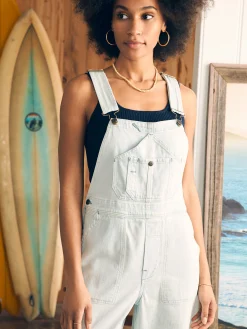 Women Faherty Brand Dresses|Overalls & Jumpsuits*Organic Cotton Denim Riveter Overalls -