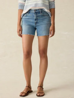 Women Faherty Brand Shorts & Skirts*Organic Cotton Denim Short -