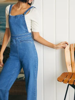 Women Faherty Brand Dresses|Overalls & Jumpsuits*Organic Cotton Denim Sienna Jumpsuit -