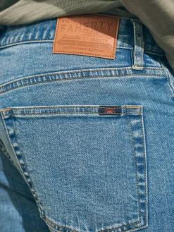 Faherty Brand Pants*Organic Cotton Slim Straight Denim (32