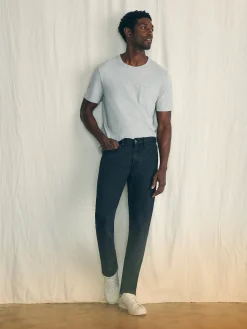 Faherty Brand Pants*Organic Cotton Slim Straight Denim (32" Inseam) -