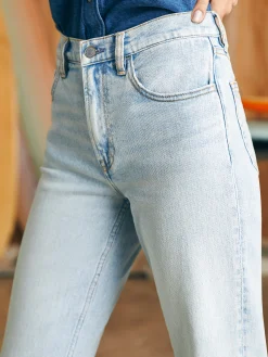 Women Faherty Brand Pants|Jeans*Organic Cotton Slim Straight Denim -
