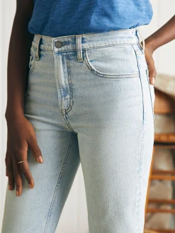 Women Faherty Brand Pants|Jeans*Organic Cotton Slim Straight Ankle Denim -