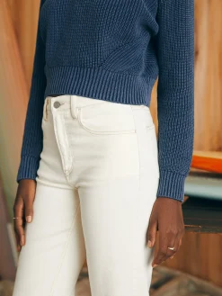Women Faherty Brand Pants|Jeans*Organic Cotton Slim Straight Denim -