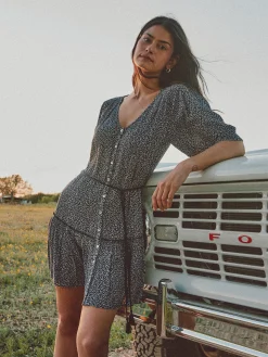 Women Faherty Brand Dresses*Orinda Mini Dress -