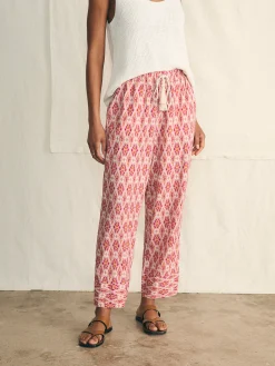 Women Faherty Brand Pants*Pacific Beach Linen Pant -