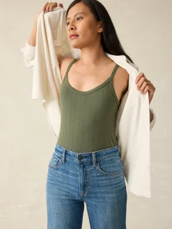 Women Faherty Brand T-Shirts*Pacific Pointelle Tank -