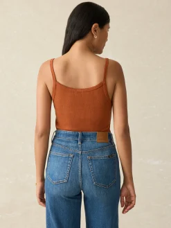 Women Faherty Brand T-Shirts*Pacific Pointelle Tank -