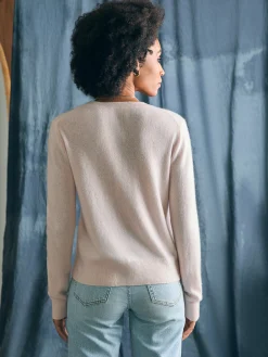 Women Faherty Brand Sweaters*Palm Coast Cashmere Crew -