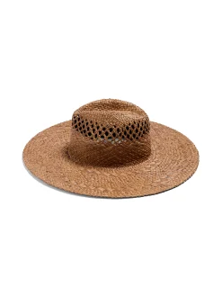 Women Faherty Brand Swim|Hats*Raffia Mixed Stitch Fedora -