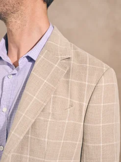 Faherty Brand Blazers*Reserve Linen Yarn Dyed Blazer -