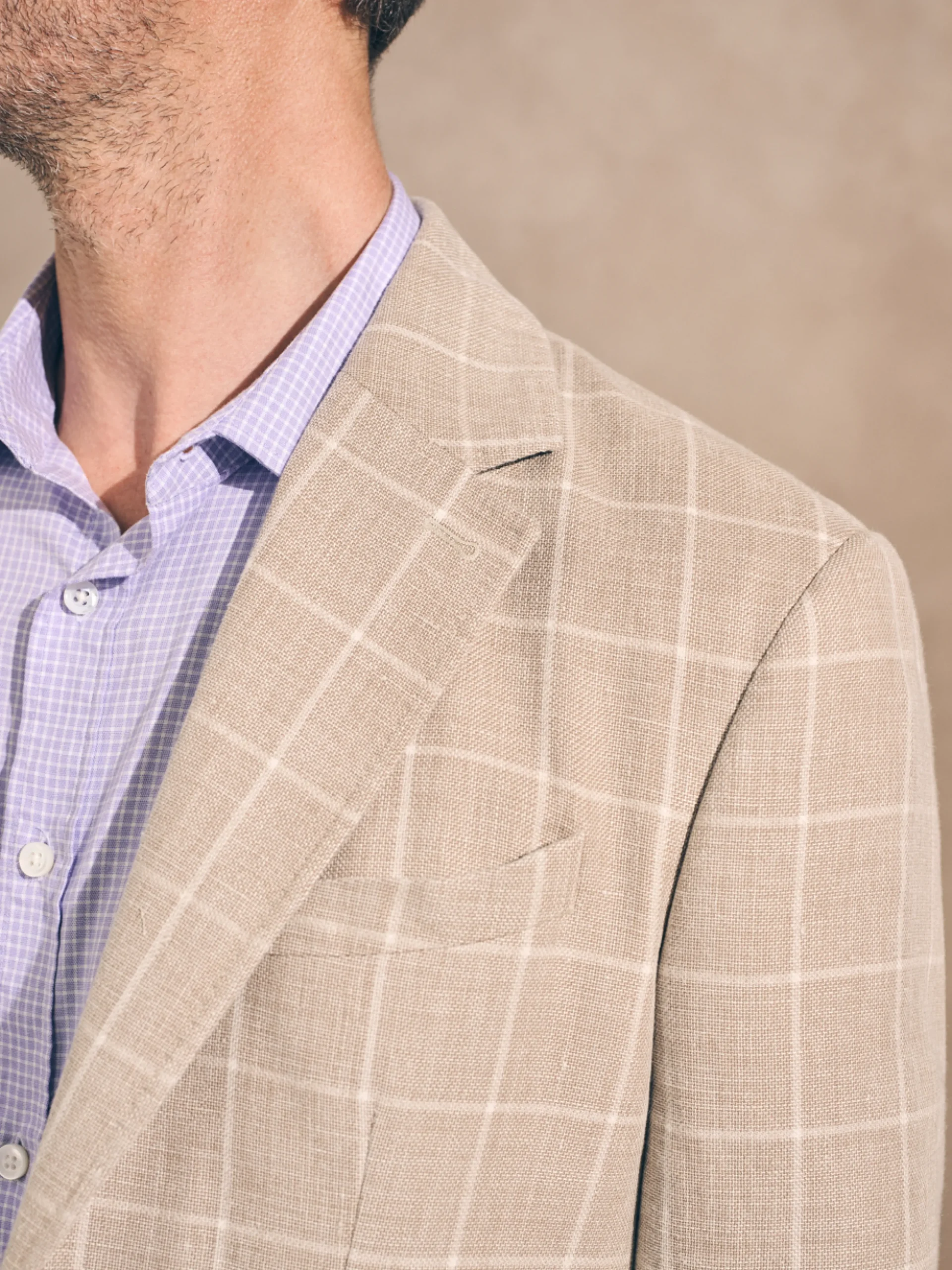 Faherty Brand Blazers*Reserve Linen Yarn Dyed Blazer -