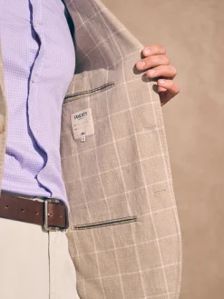 Faherty Brand Blazers*Reserve Linen Yarn Dyed Blazer -