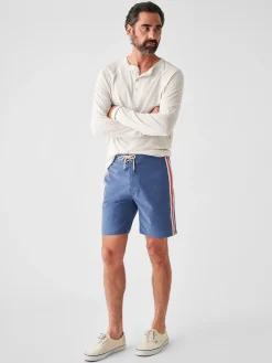 Faherty Brand Swim*Retro Surf Stripe Boardshort (7" Inseam) -