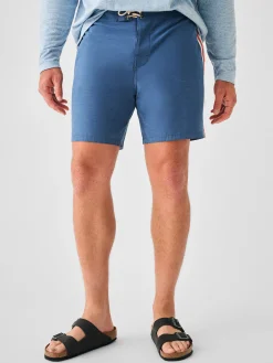 Faherty Brand Swim*Retro Surf Stripe Boardshort (7