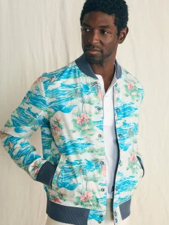 Faherty Brand Jackets & Vests*Reversible Surf Shop Jacket -