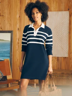 Women Faherty Brand Dresses*Rugby Jersey Dress -