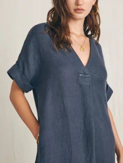 Women Faherty Brand Dresses|Swim*Sanibel Basketweave Dress -