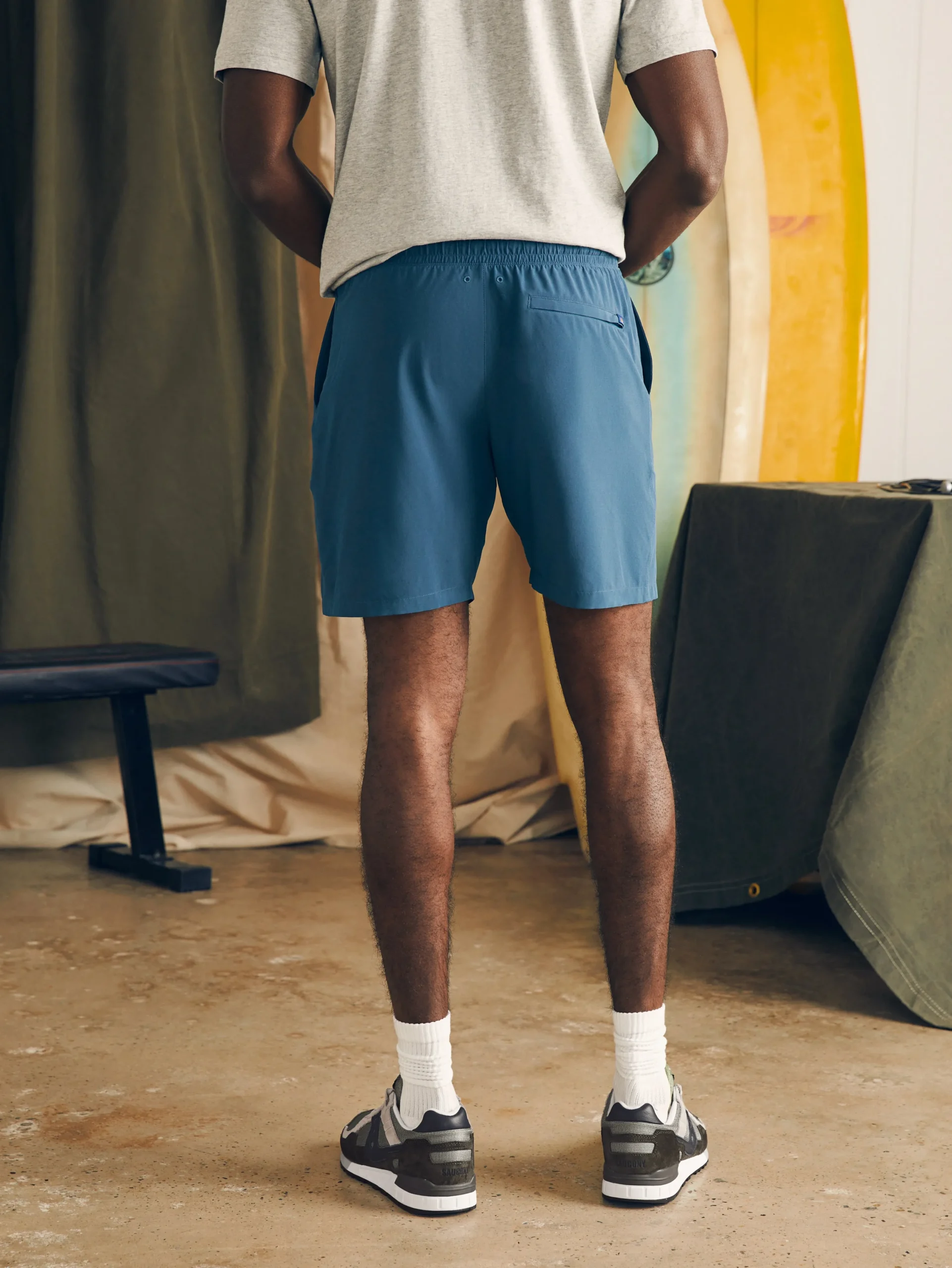 Faherty Brand Shorts|Swim*Shorelite Active Swim Short (7" Inseam) -