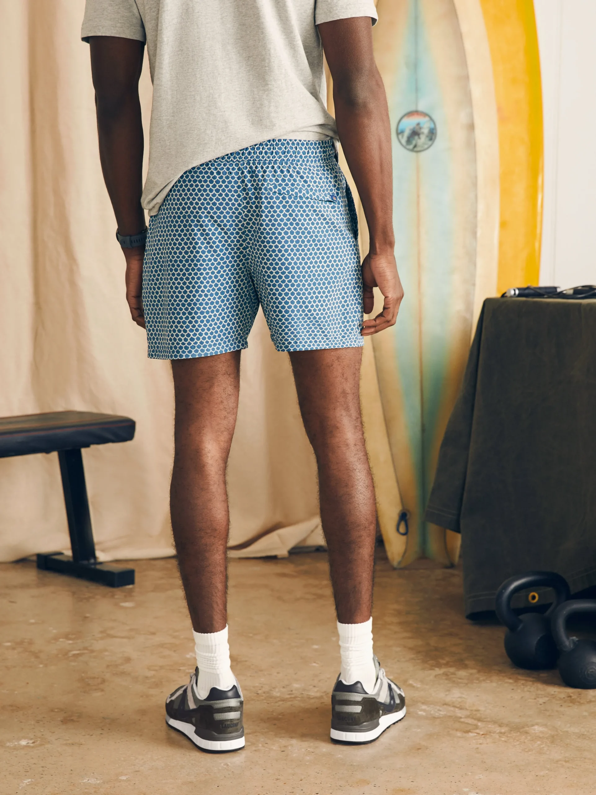 Faherty Brand Shorts|Swim*Shorelite Active Swim Short (7" Inseam) -