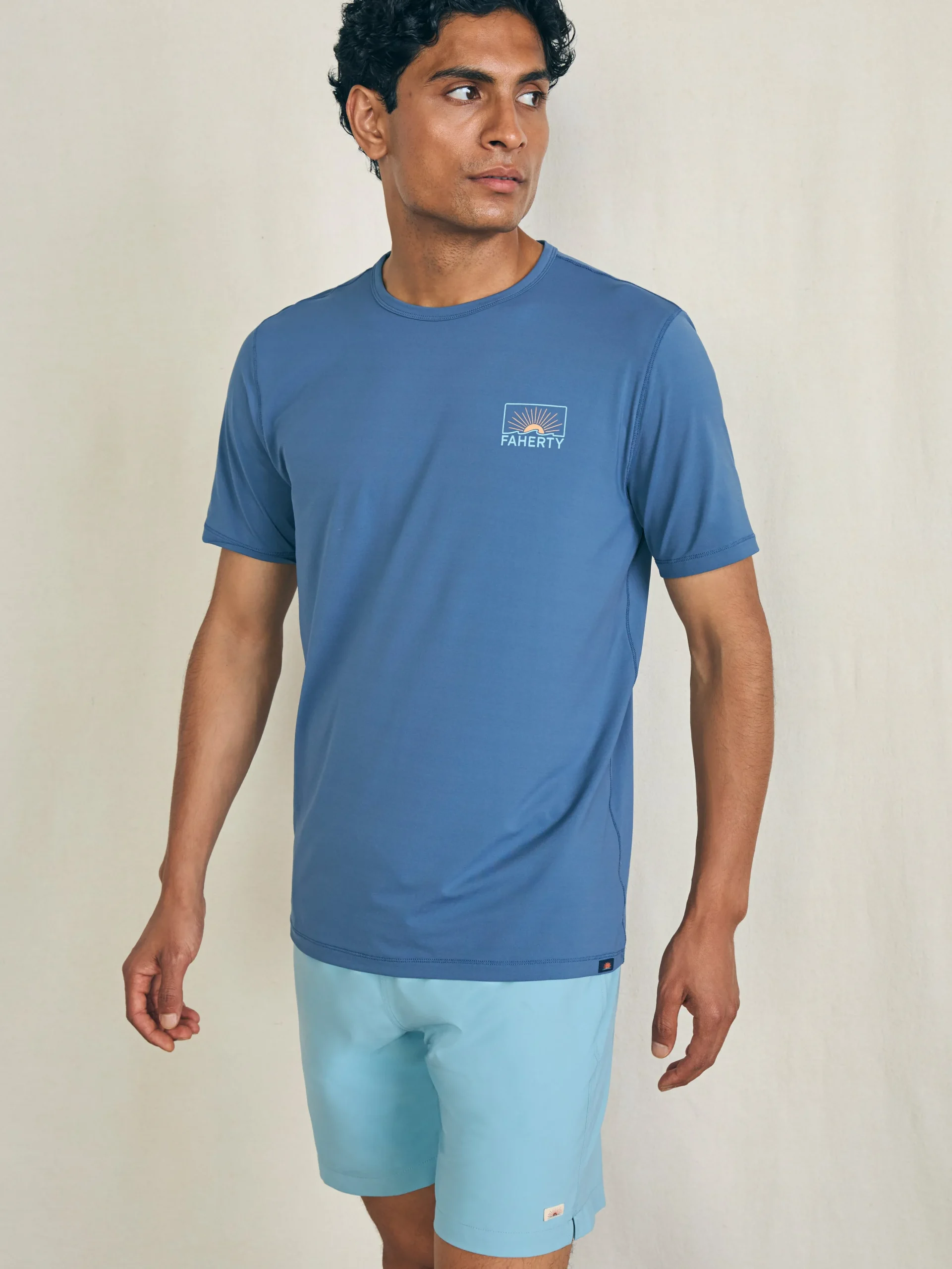 Faherty Brand T-Shirts & Henleys*Shorelite Short-Sleeve Tech Tee -