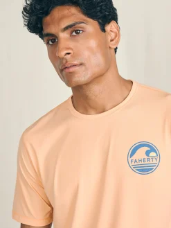 Faherty Brand T-Shirts & Henleys*Shorelite Short-Sleeve Tech Tee -