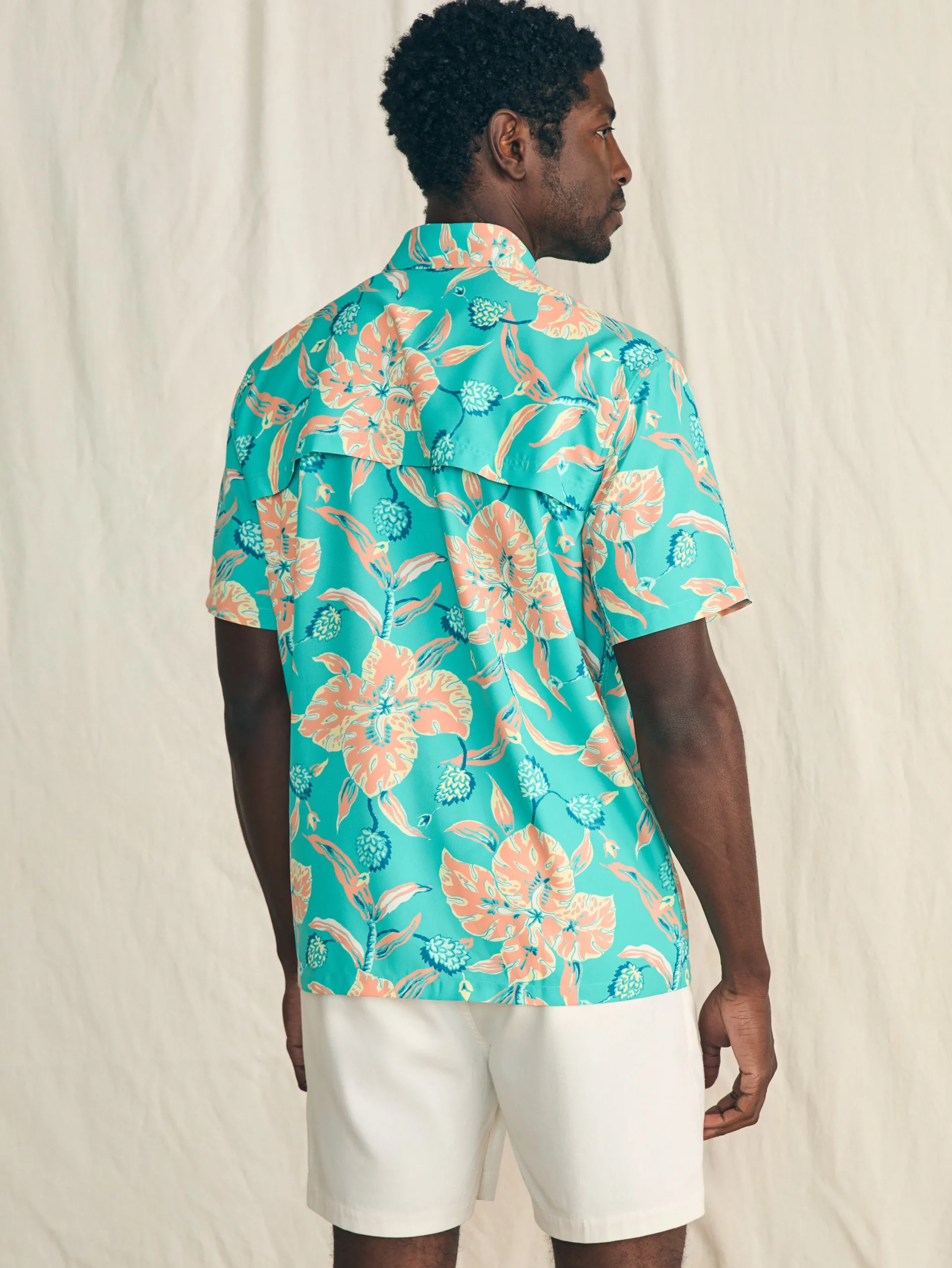 Faherty Brand Shirts*Shorelite Short-Sleeve Tech Shirt -