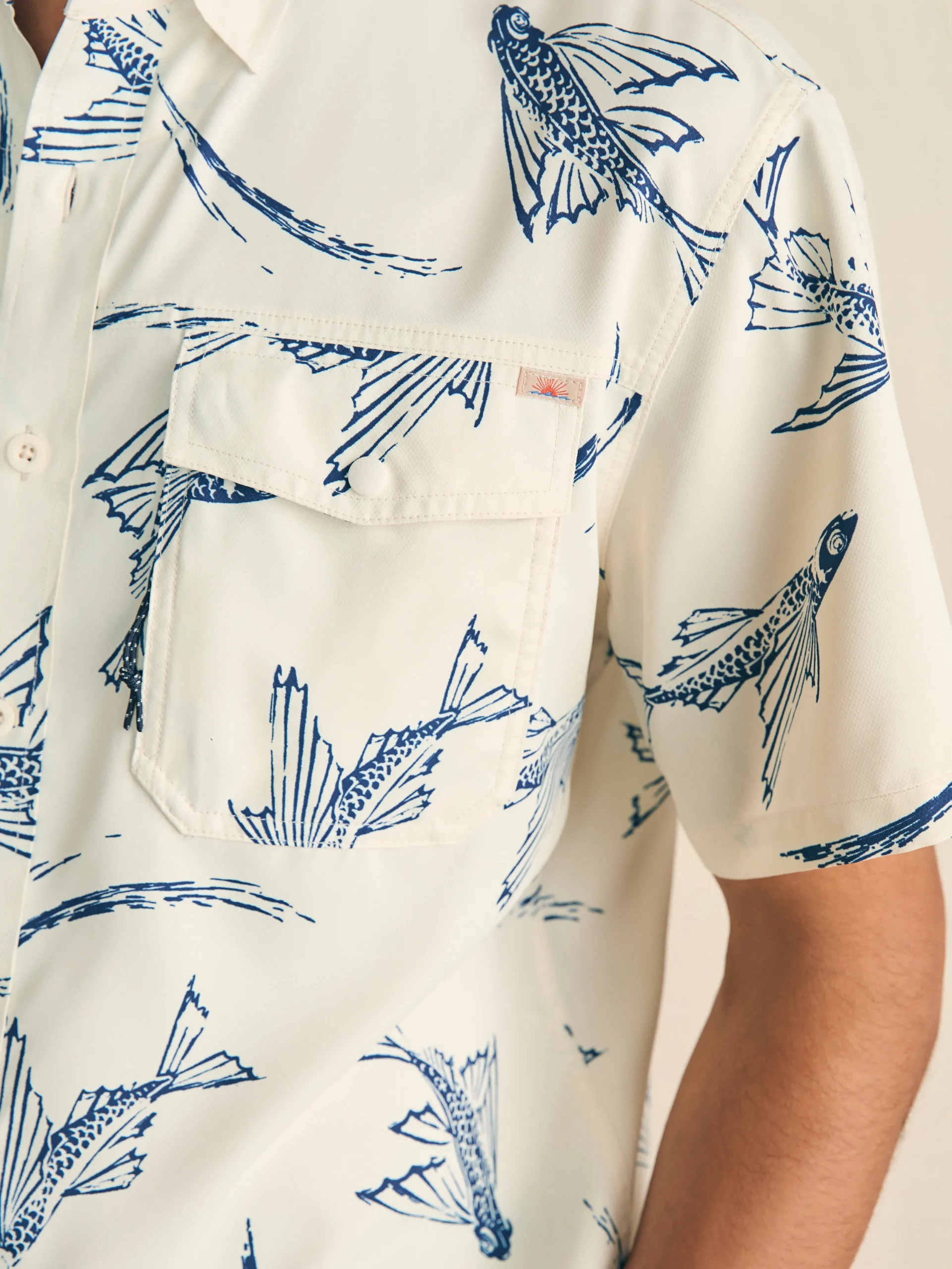 Faherty Brand Shirts*Shorelite Short-Sleeve Tech Shirt -