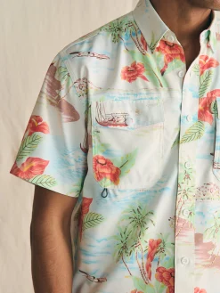 Faherty Brand Shirts*Shorelite Short-Sleeve Tech Shirt -