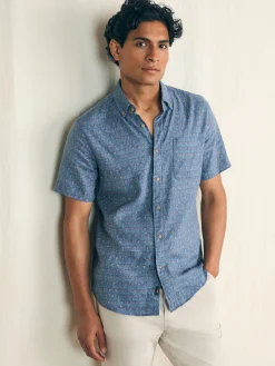 Faherty Brand Shirts*Short-Sleeve Breeze Shirt -