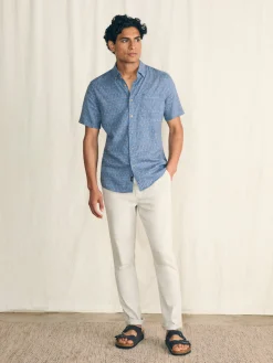 Faherty Brand Shirts*Short-Sleeve Breeze Shirt -