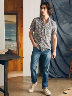 Faherty Brand Shirts*Short-Sleeve Breeze Shirt -