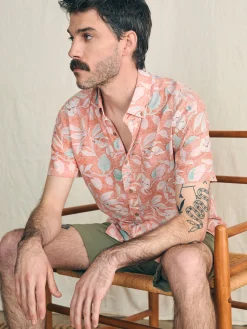 Faherty Brand Shirts*Short-Sleeve Breeze Shirt -
