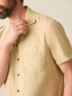 Faherty Brand Shirts*Short-Sleeve Getaway Camp Shirt -