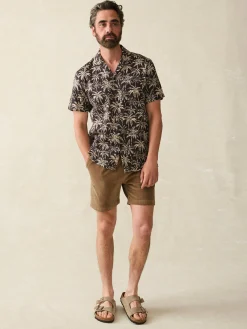 Faherty Brand Shirts*Short-Sleeve Hemp Blend Camp Shirt -