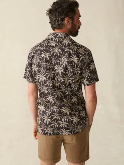 Faherty Brand Shirts*Short-Sleeve Hemp Blend Camp Shirt -