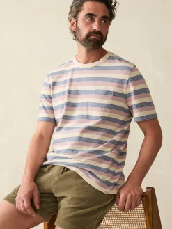 Faherty Brand T-Shirts & Henleys*Short-Sleeve Hemp Blend Tee -
