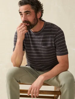 Faherty Brand T-Shirts & Henleys*Short-Sleeve Hemp Blend Tee -