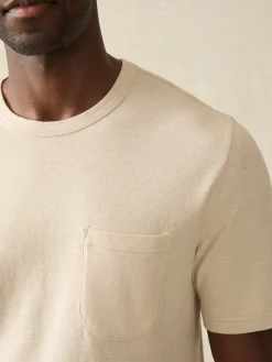 Faherty Brand T-Shirts & Henleys*Short-Sleeve Hemp Blend Tee -