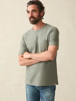 Faherty Brand T-Shirts & Henleys*Short-Sleeve Hemp Blend Tee -