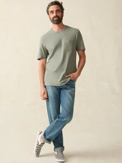 Faherty Brand T-Shirts & Henleys*Short-Sleeve Hemp Blend Tee -