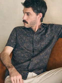 Faherty Brand Shirts*Short-Sleeve Hermosa Knit Shirt -