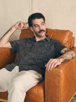 Faherty Brand Shirts*Short-Sleeve Hermosa Knit Shirt -