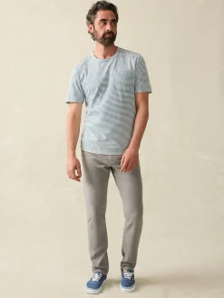 Faherty Brand T-Shirts & Henleys*Short-Sleeve Indigo Pocket Tee -