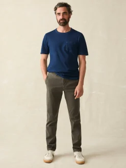 Faherty Brand T-Shirts & Henleys*Short-Sleeve Indigo Pocket Tee -