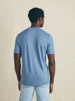 Faherty Brand T-Shirts & Henleys*Short-Sleeve Linen Henley -