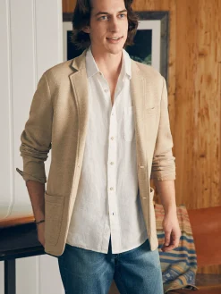 Faherty Brand Shirts*Short-Sleeve Palma Linen Shirt -