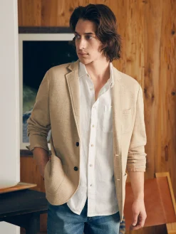 Faherty Brand Shirts*Short-Sleeve Palma Linen Shirt -
